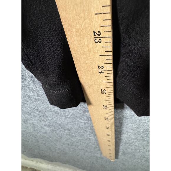 Ann Taylor pants Women 12 Black Ankle Pull‎ On Stretch Tapered Career Office - Picture 4 of 7